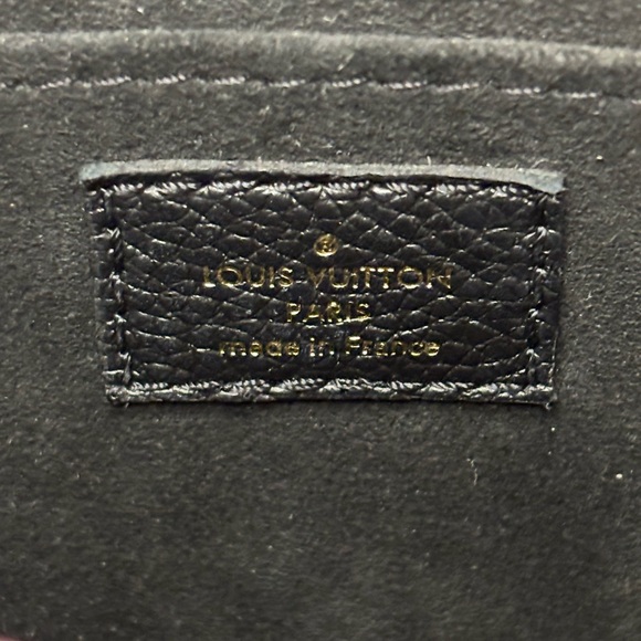 ❤️✨SOLD✨❤️Louis Vuitton Black Empreinte Mini Sac Plat Crossbody Giant Monogram - Picture 9 of 11